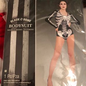 Skelton body suit costume, worn once